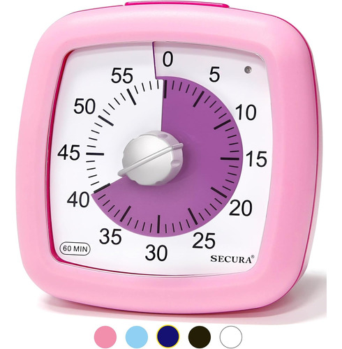 60-minute Visual Timer, Silent Study Timer For Kids And...