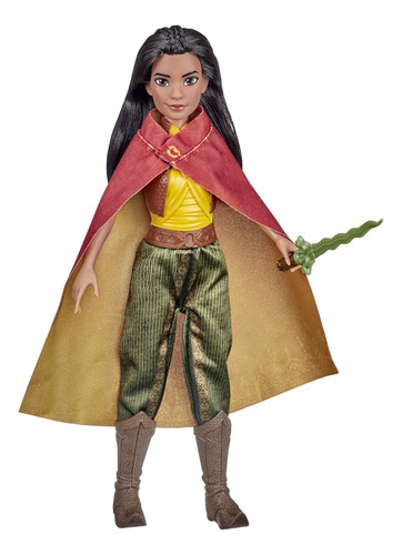 Disney Princess Raya Fashion Doll Con Ropa, Zapatos Y Espada