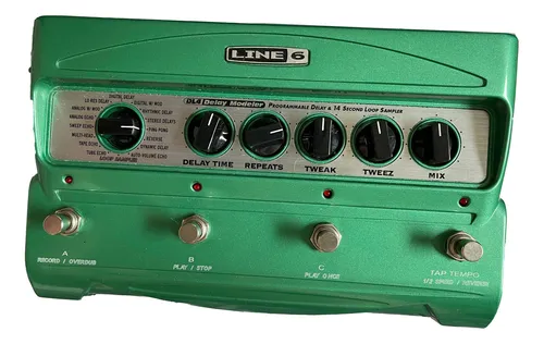 Line 6 Stompbox Modeler Delay Stompbox Modeling Dl4 Verde (Usado)
