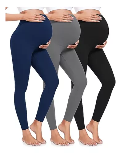 Calzas Maternales Yeug Paquete De 3 Leggings De Maternidad