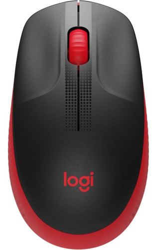 Mouse Logitech Inalambrico Usb M190 Wireless Usb 2.4ghz Rojo