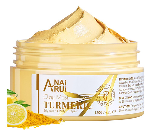 Anai Rui Mascara Facial De Curcuma Con Vitamina C, Mascara F