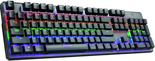 Imagen 4 de 6 de Teclado Gamer Trust Gxt865 Asta Mecanico Red Full Rgb Gtia