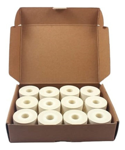Rodillos Tinta Hot Roll Fechadora Codificadora 32mm X12 Unid Blanco
