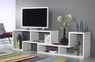 Modulo Para Tv Melamina Blanca