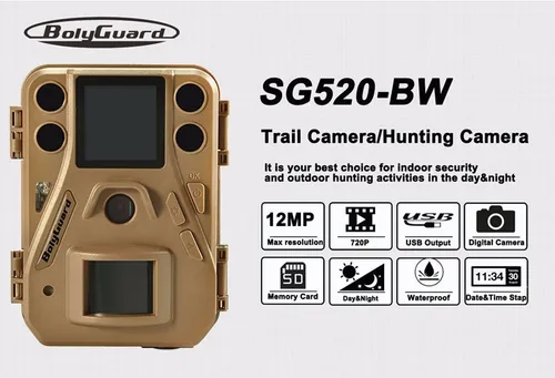 Camara Ave Espia Seguridad Nocturna Animal Sensor Caza Auton