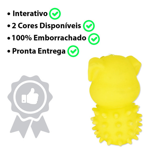 Imagem 5 de 6 de Brinquedo Para Cachorros Mordedor Interativo Sonoro Pet Dog