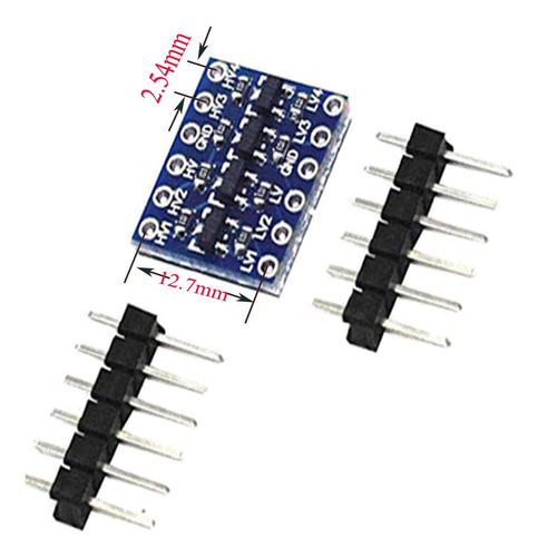 Convertidor De Nivel Lógico 3.3v A 5v 4 Canales Para Arduino