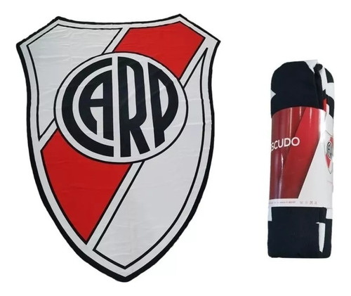 Toallon Con Forma Equipo River Plate Escudo 140x175cm
