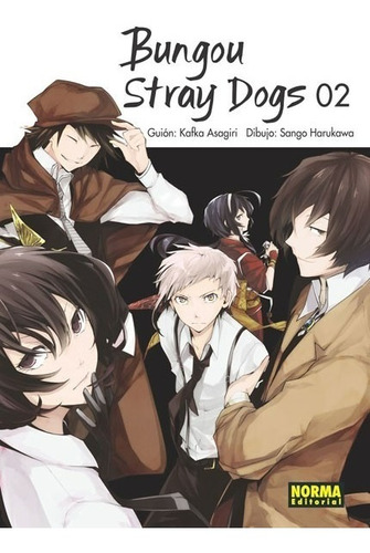 Manga-bungou Stray Dogs N°2- Kafka Asagiri- Norma Editorial