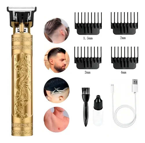Maquina De Cortar Cabelo Barbeador Usb Barba Maquininha Elétrico ...