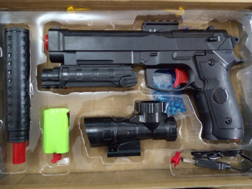 4 Pistolas Automaticas De Hidrogel Mega Potente