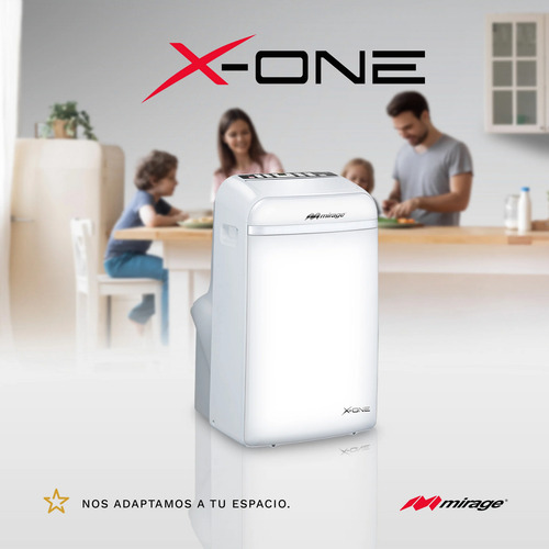 Aire Acondicionado Portatil Mirage X One Solo Frio Maps1211c Blanco