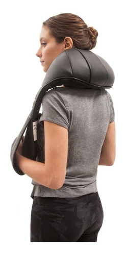 Masajeador Cervical Wolke Inalámbrico 8 Rodillos + Calor Gti