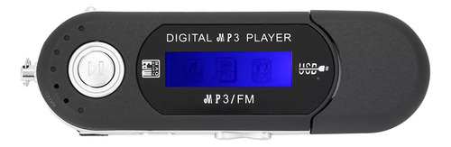 Reproductor De Música Mp3 Usb Portátil Con Pantalla Lcd Y Ra