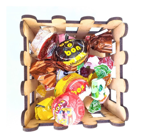 Imagen 2 de 6 de Candy Bar Cerco Souvenir X 10u - Mdf / Fibrofacil