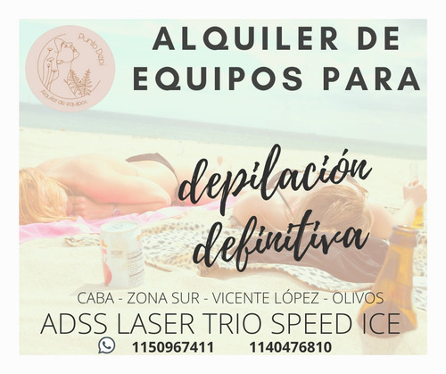 Imagen 3 de 5 de Alquiler De Maquina Equipo De Depilación Láser Zona Caba