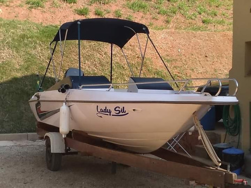 Lancha Coral 18 Motor 115 Hp Johson Muito Boa