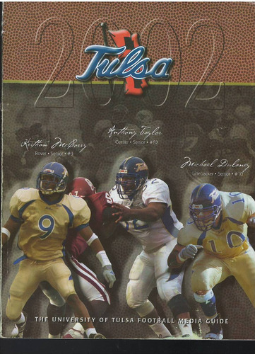 Revista De Futbol Americano Colegial 2000 Tulsa