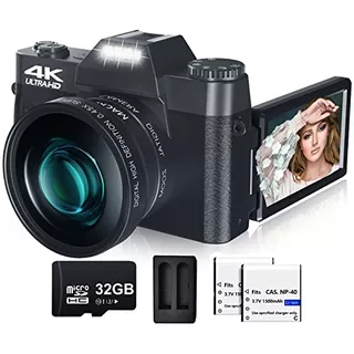 Digital Camera For Photography And Video 4k 48mp Vloggi...