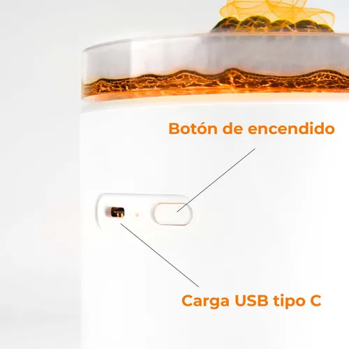 Humidificador Y Difusor De Aromas 2 En 1 Pebetero Eléctrico