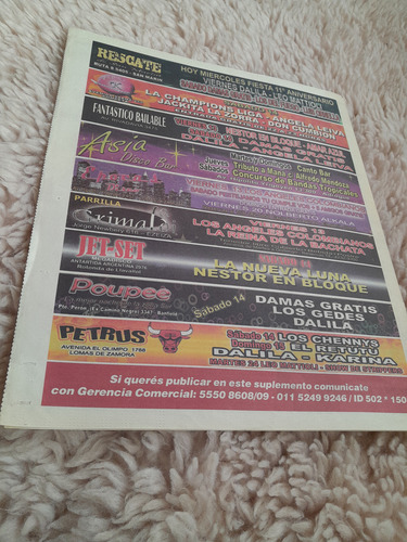 Diario Suplemento Cronica Tropical 2011 Damas Gratis (Usado)