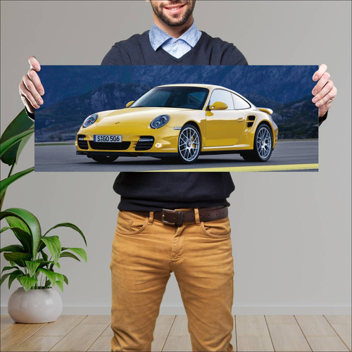 Cuadro 30x80cm Auto 2009 Porsche 911 Turbo Auto 583