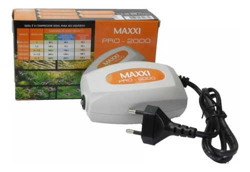 Compressor Maxxi Pro- 2000 2.5w + Mangu + Pedra Porosa 220v