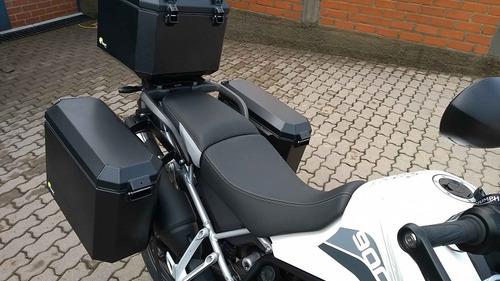 Top Case Alumínio Prata Triumph Tiger 900 Gt Pro + Suporte