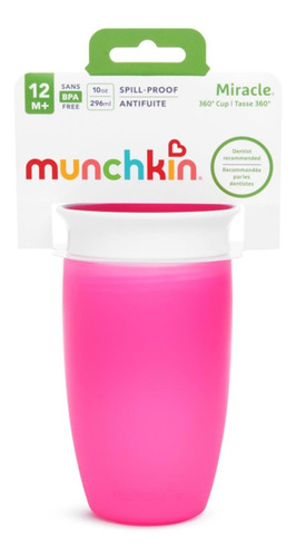 Vaso Antiderrame Miracle 360° Sippy 296 Ml Munchkin