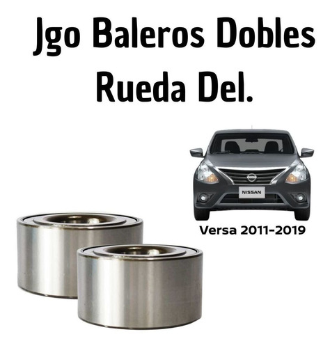 Set 2 Baleros Rda Delantera Versa 2016 Nissan
