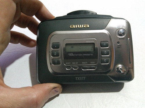 Walkman Aiwa Tx 377 Digital Funcionan Solo Radios (Usado)