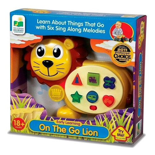 Juguete Didactico Aprendizaje Leon Vaca Luz Musica Sonidos