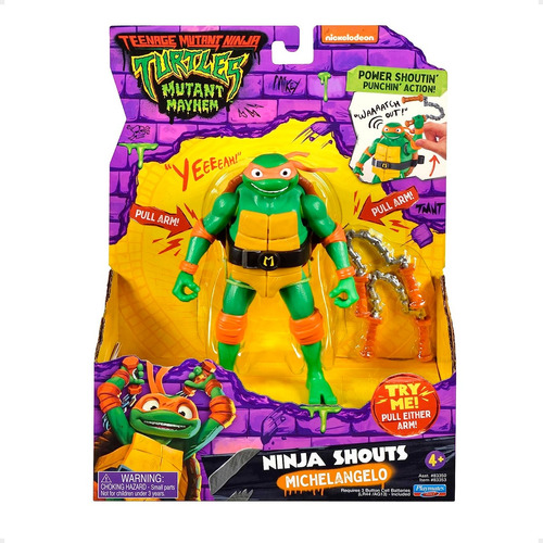 Muñeco Tortugas Ninja Original Movie Figura De Accion 14cm  