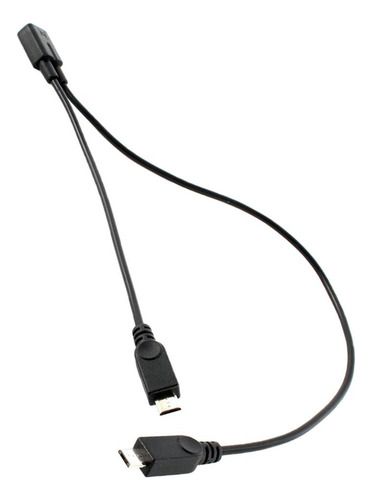 2 Cable Micro Usb, Cable De Extensión Divisor De A 2 ,