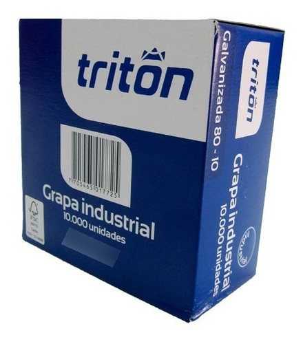 Grapa Triton 80-10 Tapiceria X 10.000 Unidades