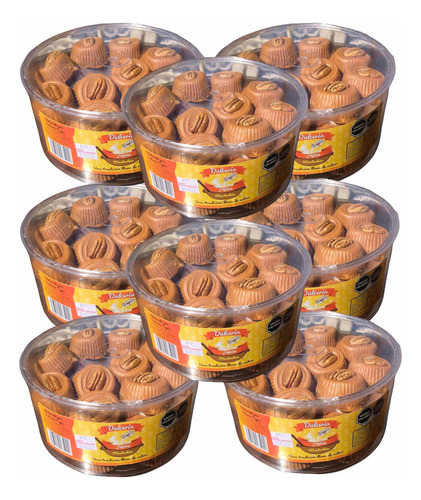Dulce De Leche Mostachón Con Nuez 240 Pz De 40 G C/u