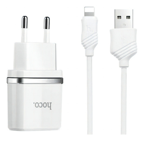 Cargador Para iPhone Carga Rápida Usb A Lightning Hoco C12