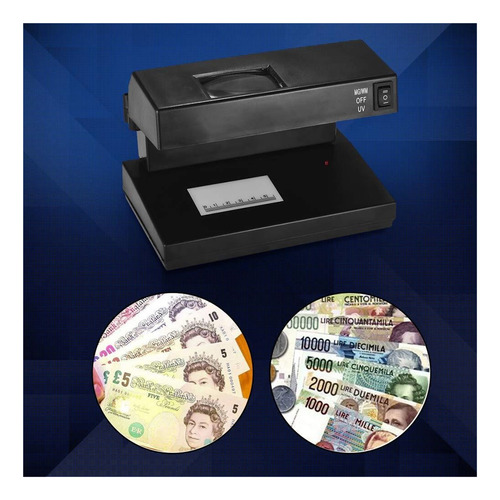 Detector De Billetes Falsos De Escritorio Portátil Billetes