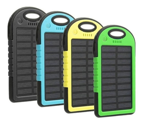 Cargador Bateria Solar Portatil 20000 Mah Impermeable 