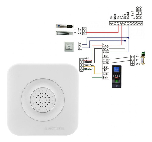 Timbre, Cableado Timbre Timbre, 12v Alámbrico Timbre Timbre