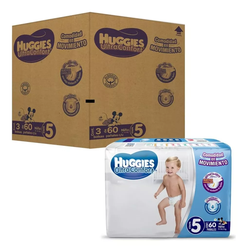 Tercera imagen para búsqueda de pañales huggies