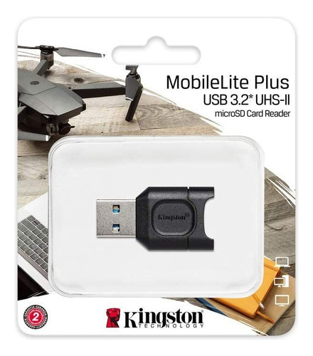 Leitor Microsd Para Usb-a Kingston Mobilelite Plus
