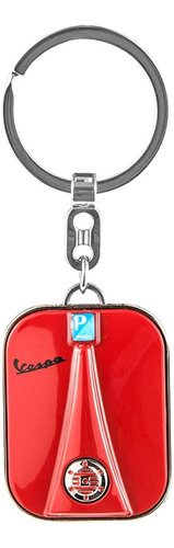 1 Llavero De Scooter Para Vespa Gts Lx Px Lx Keychain Rojo