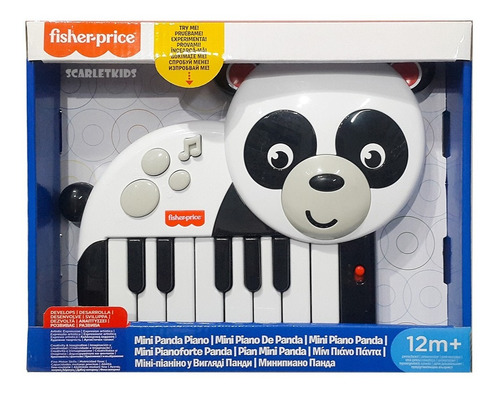 Fisher Price Piano Mini Panda Melodias Infantil Scarlet Kids