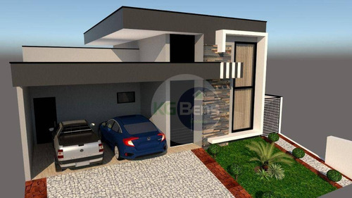Imagem 3 de 18 de Casa À Venda, 192 M² Por R$ 1.300.000,00 - Condomínio Vila Franca - Paulínia/sp - Ca0635