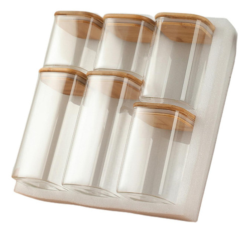 Frascos De Vidrio Con Tapa De Bambú, Organización De