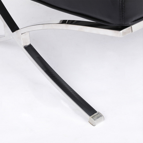 Sillon Barcelona 1 Cuerpo + Apoyapiés Otomano Negro