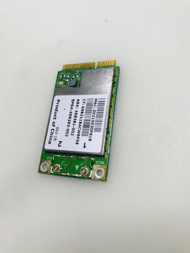 Placa Wi-fi Notebook Hp Pavilion Dv2000 (Usado)