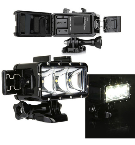 Video Light Acuatica Waterproof 30 Mt Con 1 Bateria 